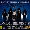 Stephen Nation Army: Colbert And Jack White Selling Records At The High Line Today